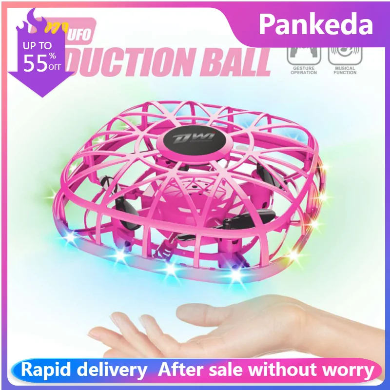 

Flying Ball RC Helicopter Mini UFO Dron Aircraft Boys Hand Controlled Drone Infrared Quadcopter Induction Kids Flying Saucer Toy