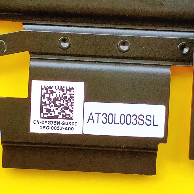 0YG75N YG75N Новый вентилятор процессора с радиатором для Dell Latitude 5421 5431 E5421 E5431