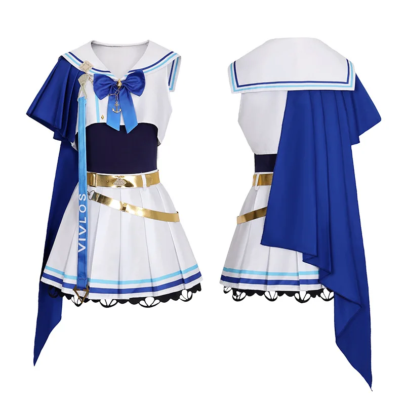 Фото Костюм для косплея Uma Musume Pretty Derby Vivlos Swimsuit Eclat, головной убор, наряд для Хэллоуина, аниме, Комик-Кон №4