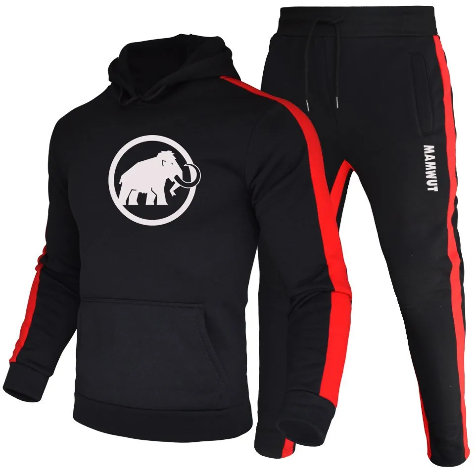 2023 New Winter Men's Clothing Men's Suit Hoodie Suit Sweatshirt Casual Sweatpants Men's Sportswear Top + Pants Two Pieces