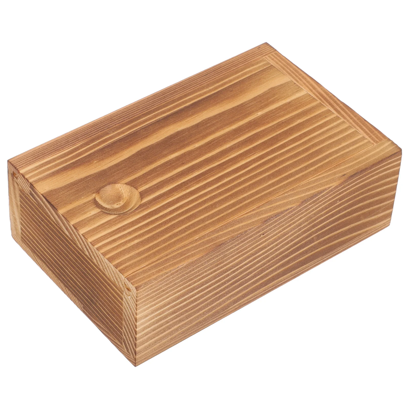 Wood Jewelry Case Gift Container Seal Storage Box With Sliding Lid
