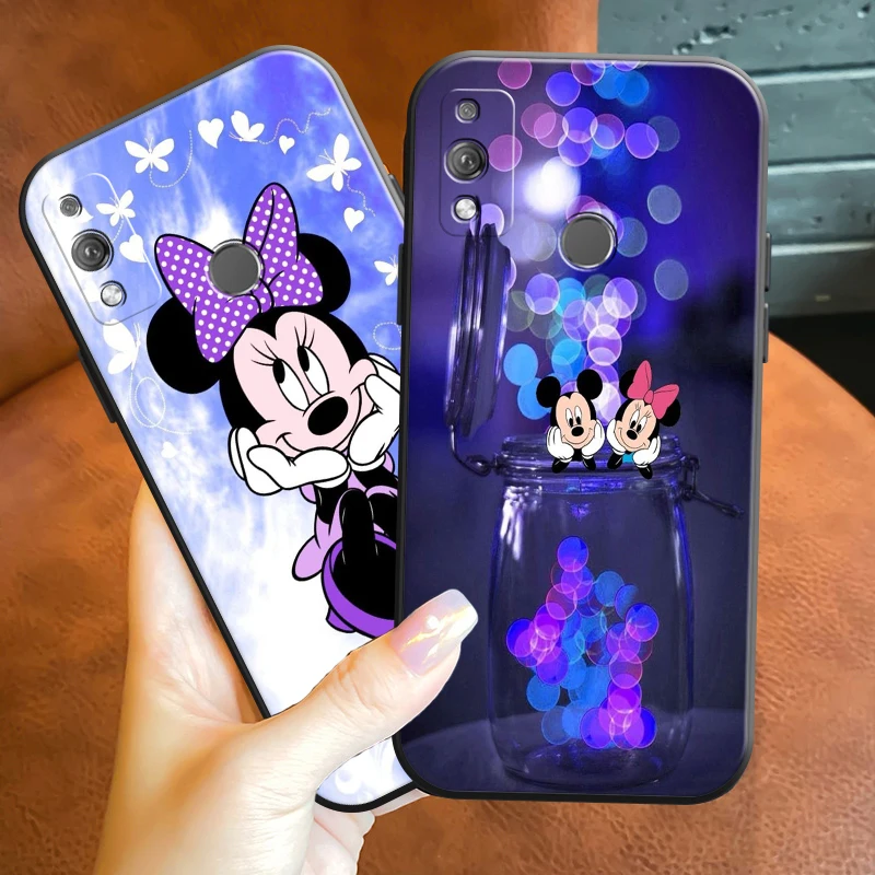 

Disney Logo Mickey Minnie For Huawei Honor 9 9S V9 9X 9A Pro Lite Soft Silicon Back Phone Cover Protective Black Tpu Case Back