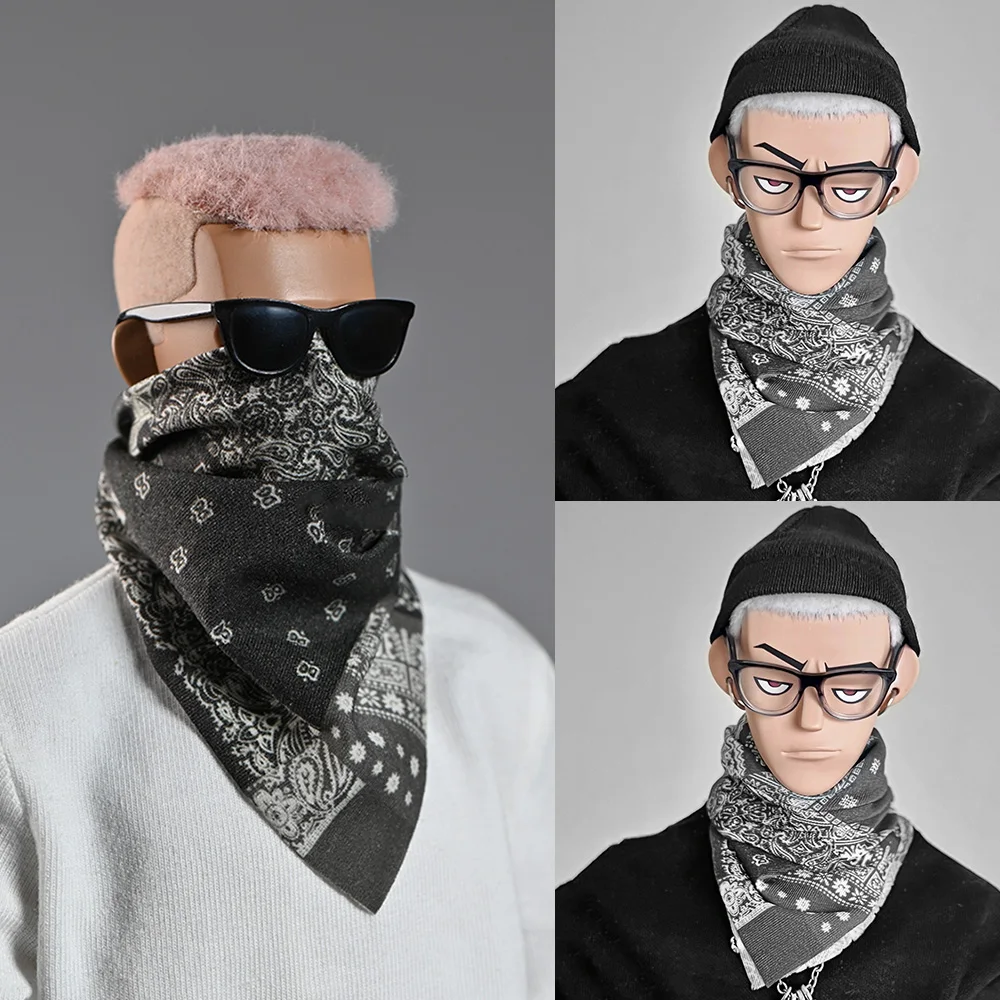 1/6 Men Women Soldier Square Fashion Square Outdoor Shawl Military Tactical Desert Army Head Wrap Bandana For 12 Inches Body