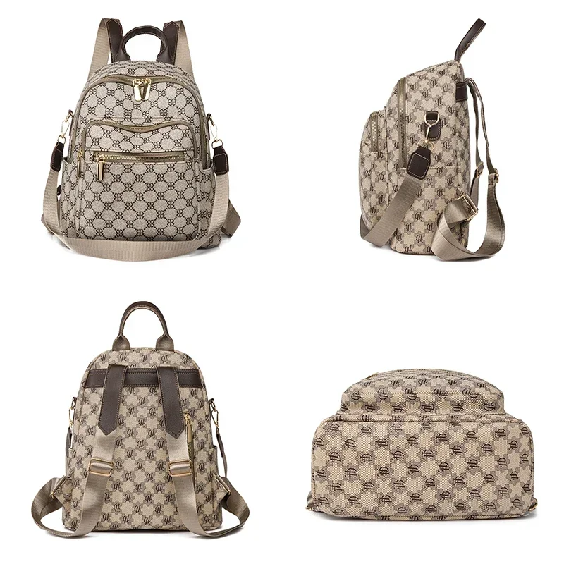 Высококачественный тканевый водонепроницаемый рюкзак с принтом большой