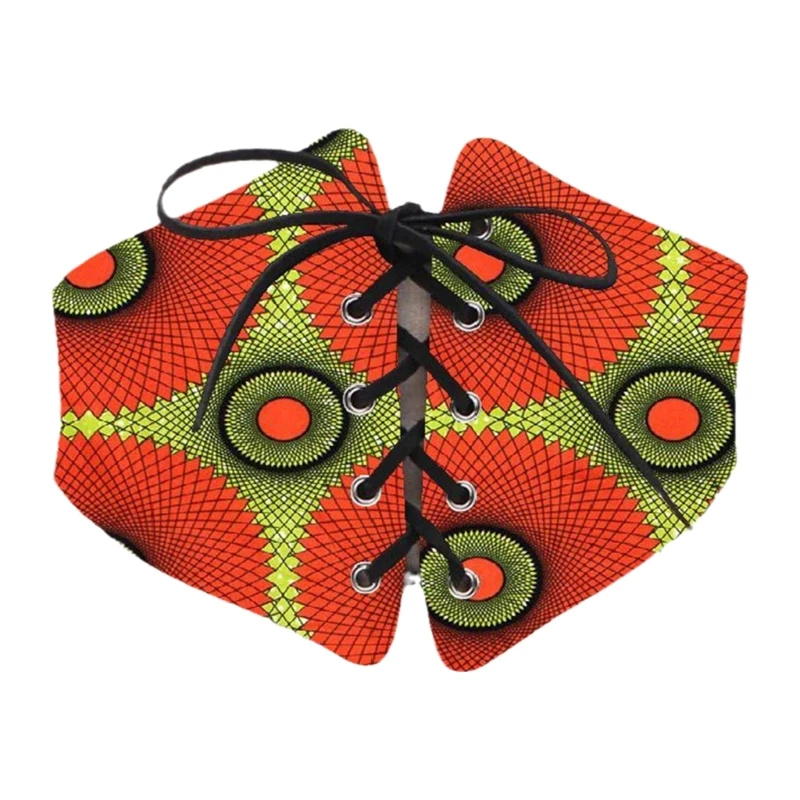 

Women Corset Belt Vintage Top Wide Dress Belt Elastic Belt for Dress African Floral Belt