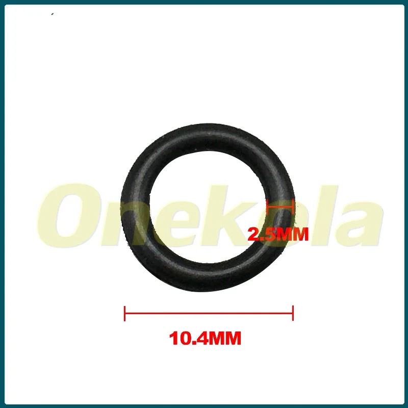 500pcs Free Shipping Fuel injector orings rubber seal 10.4*2.5mm For 0280155995 Vw Jetta Golf 2.0 00-05 0280156240 06A906031AC