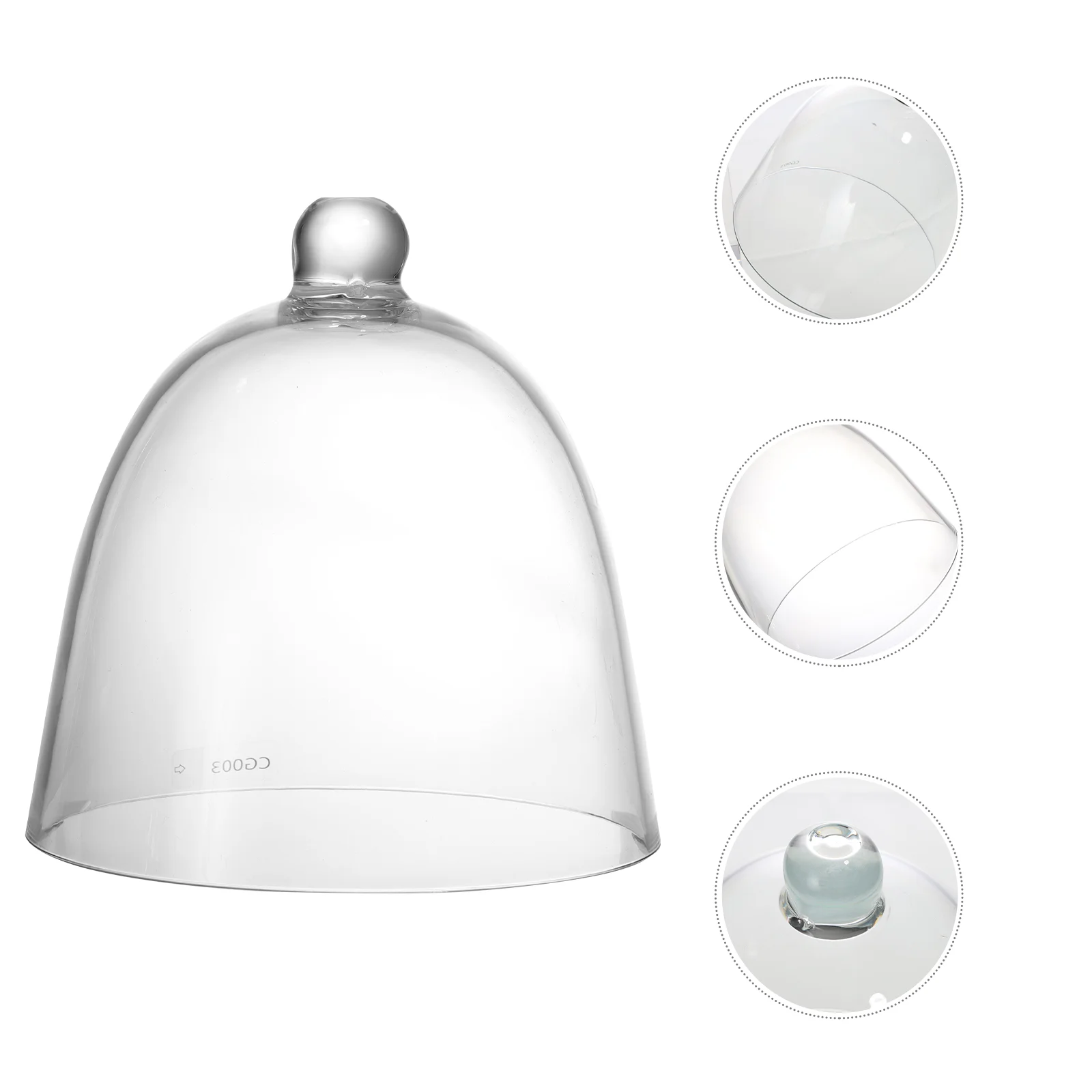 

1pc Anti-drop Cover Display Box Anti-foam Cake Cover (Transparent )