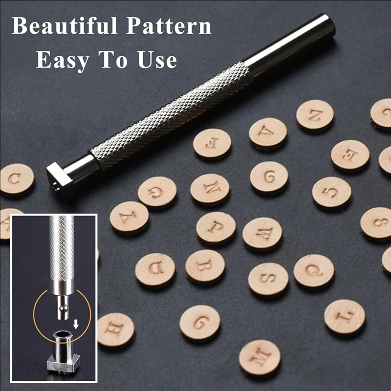 BEAU-инструменты для штамповки кожи с 1 резиновым молотком инструментами