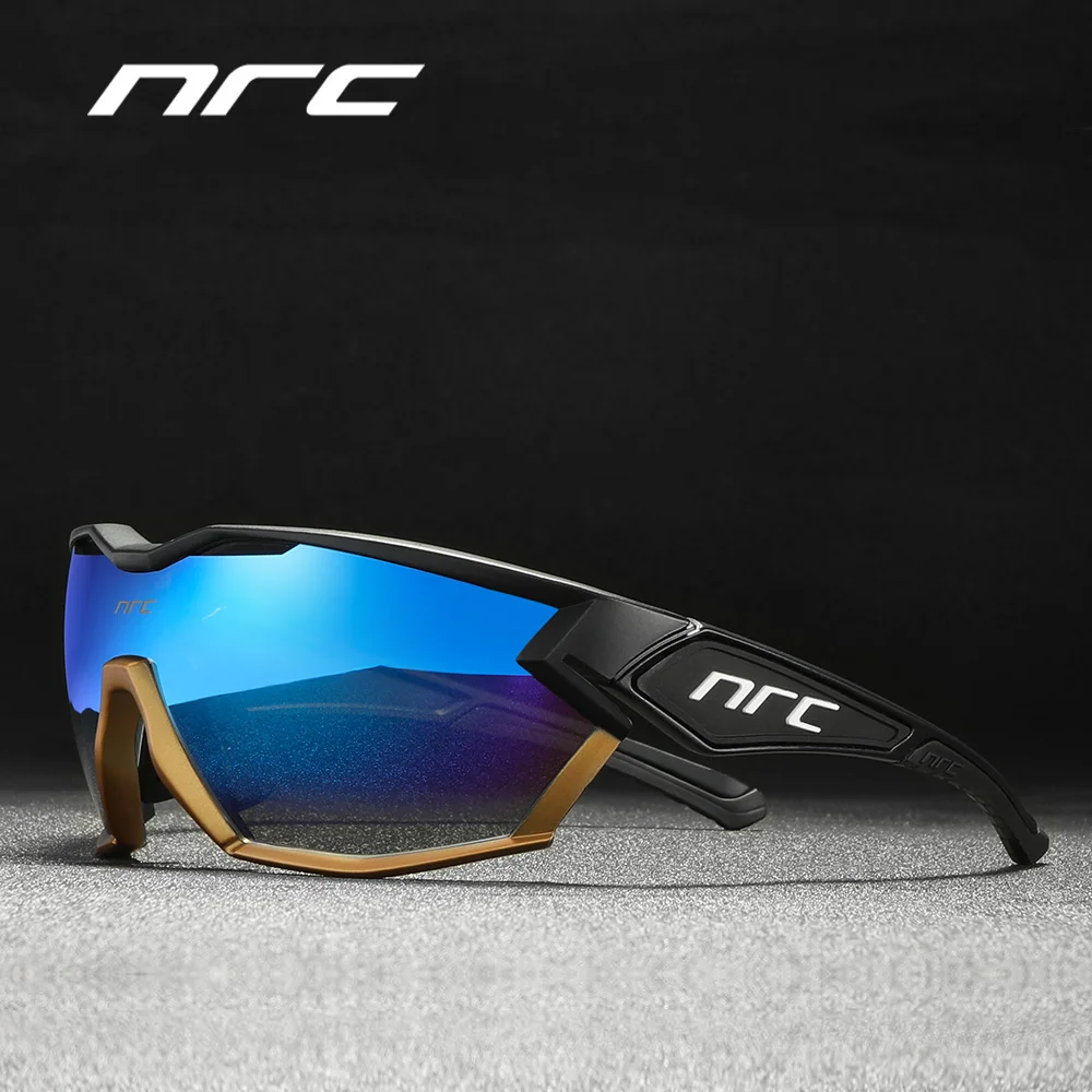 

2022 Brand NRC Cycling Goggles man Mountain Bike Bicycle Sport Cycling Sunglasses MTB Cycling Eyewear woman UV400 with soft Bag