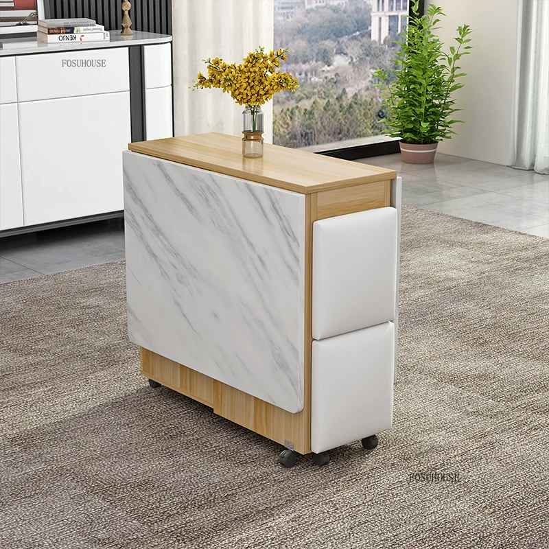 Креативные складные обеденные столы простая мебель для столовой домашний