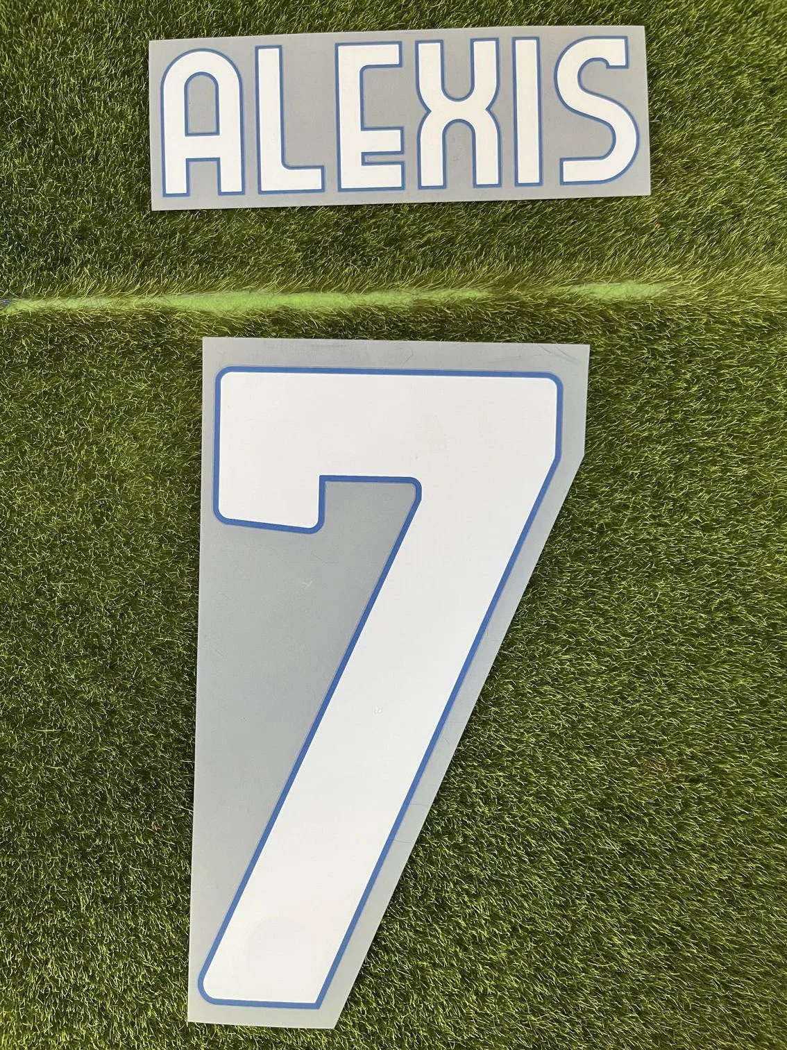 

#7 Алексис намсе Dzeko Barella Vidal под любой номер, термотрансферный футбольный значок, нашивки