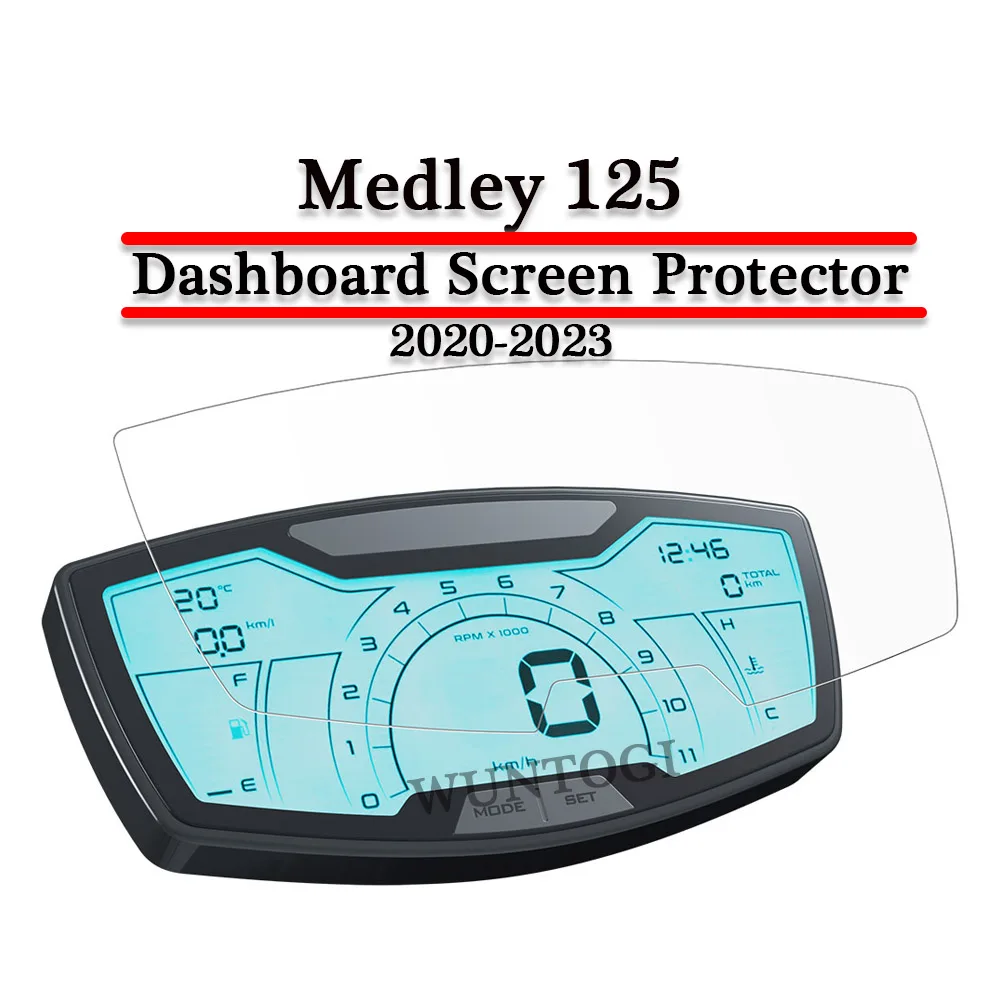 

Dashboard Screen Protector For Piaggio Medley 125 150 Accessories Motorcycle Anti-scratch Medley125 150 2020- HD protective film