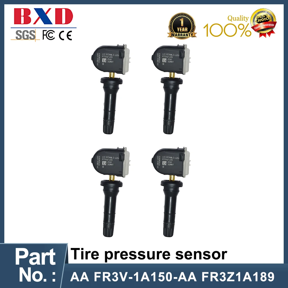 

1/4PCS Tire Pressure Sensor FR3V-1A180-AA FR3V-1A150-AA FR3Z1A189 For Ford Ecosport Explorer Mustang Taurus, Lincoln Aviator