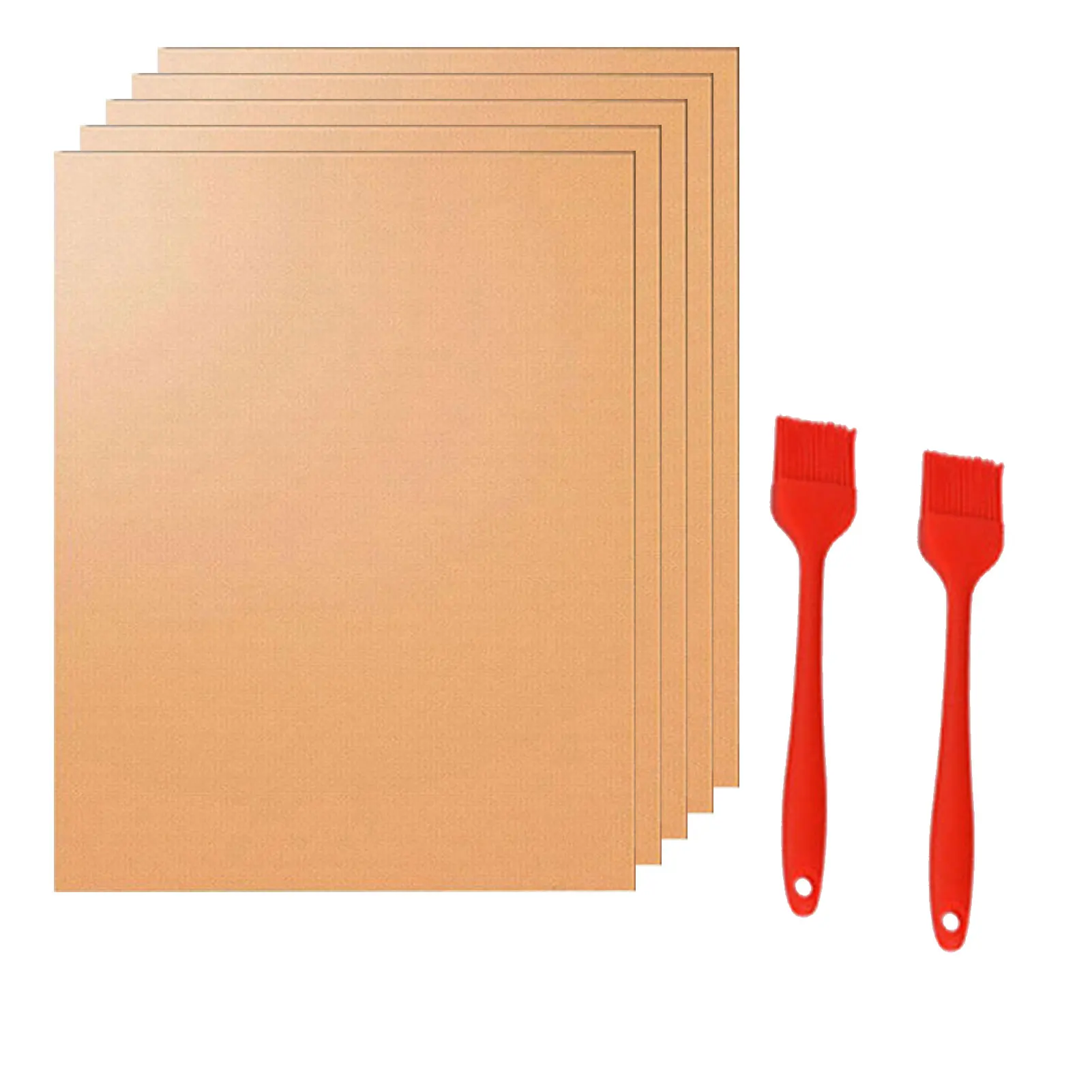 

Thick Heat Resistant Copper Mat Set Of 7 Reusable Cooking Copper Grill Mats For Outdoor Grill