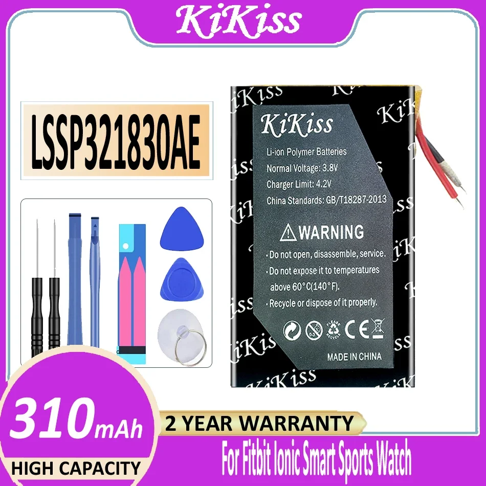 Мощная батарея KiKiss для Fitbit versa3 versa 3/Alta HR One Surge Charge LSSP031420AB 401415/401515 FB502 LSSP321830 Ionic