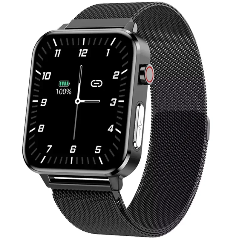 

PPG ECG E86 Smart Watch With Body Temperature Heart Rate Blood Pressure Monitor Smartwatch 1.7inch Women Sport Watch