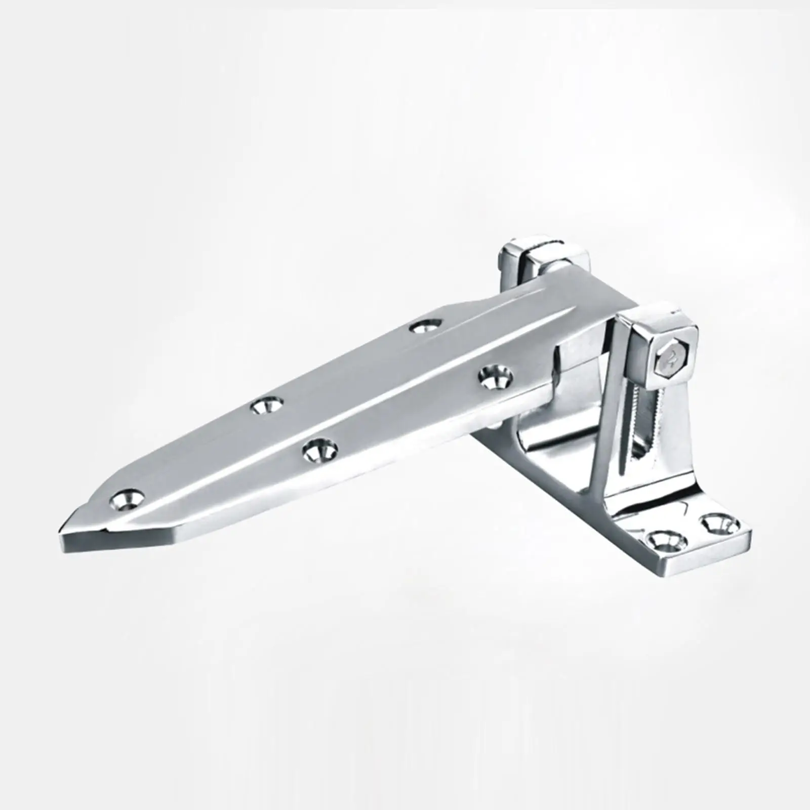 Door Hinge Polished Chrome Finish Automatic Walk in Coolers Easy to Install Door Closer Freezer Adjustable Door Hinge Integrated