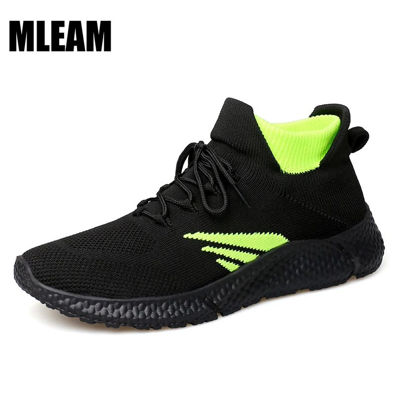 Tennis Mens Casual Lace-up Sock Shoes 