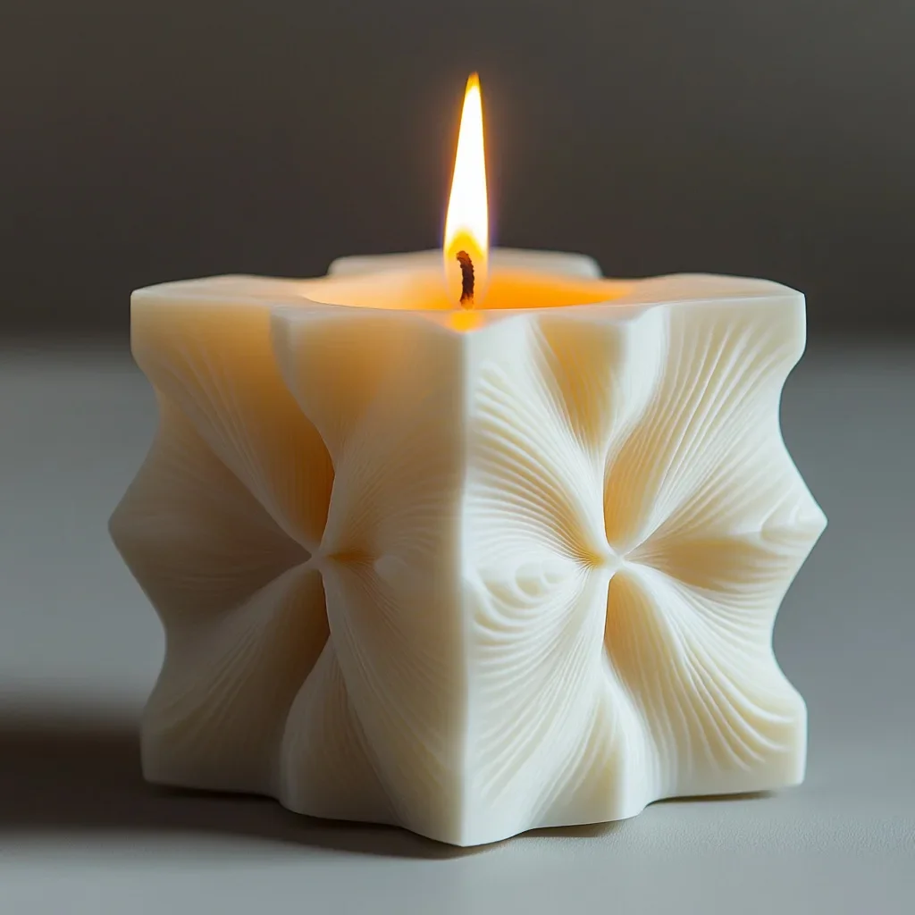 Силиконовая форма сделай сам для цилиндрической свечи неправильной