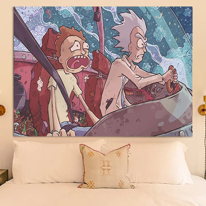 

Гобелен Rickes, украшение для спальни, домашний декор, настенные гобелены на заказ, декор для комнаты, красивые декоративные панели