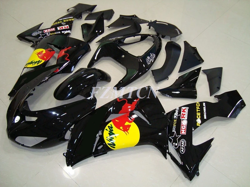 

Литьевая пресс-форма новинка ABS JP полный комплект обтекателей подходит для Kawasaki Ninja ZX-10R ZX10R 2006 2007 06 07 кузов красный желтый черный
