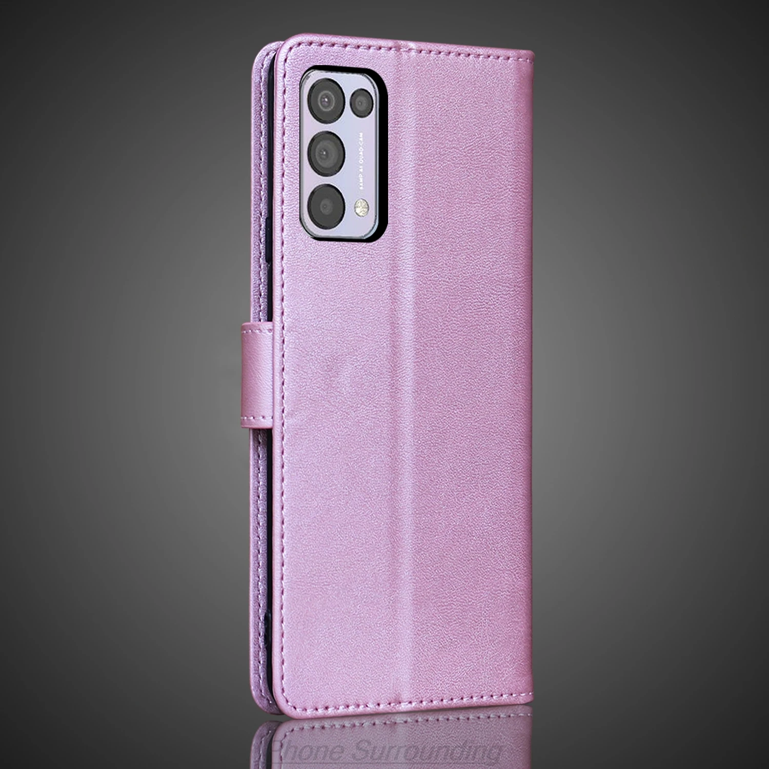 Фото Кожаный чехол-бумажник с откидной крышкой для OPPO Find X3 lite 6,44 дюйма CPH2145, сумки для телефонов из искусственной кожи, защитная кобура Capa Fundas Coque №3