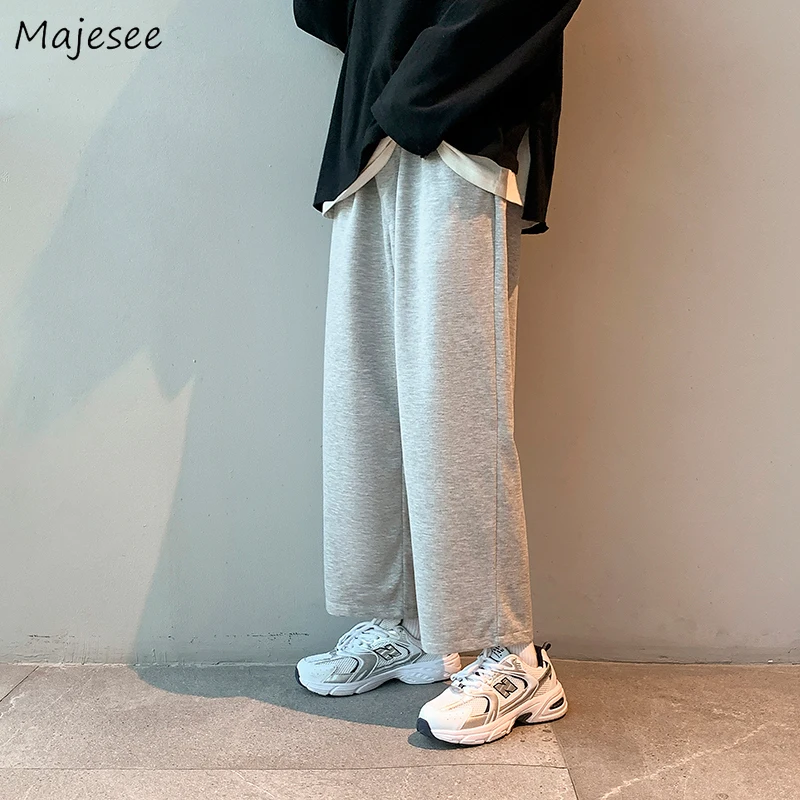 Pants Men Casual Summer Baggy Korean Stylish Streetwear Students Simply All-match Trousers Thin Popular Hip Hop Male Teens Cozy