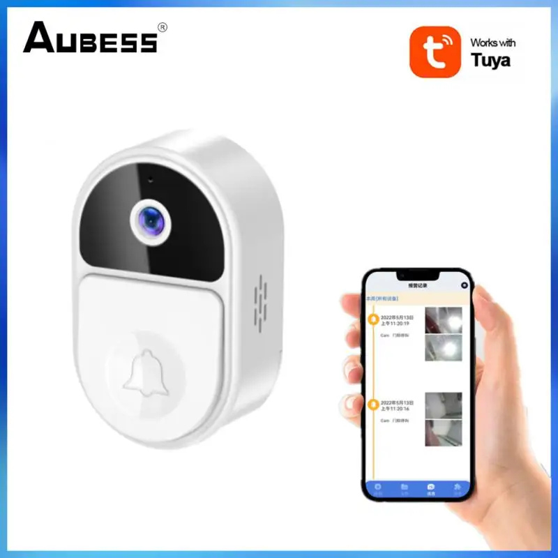 

Tuya Smart Video Doorbell WiFi Waterproof Security Door Bell HD Night Vision Surveillance Doorbell Camera Real-time Video Call