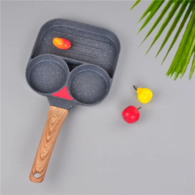 

Кухонная посуда Maifan из камня сковорода для яиц 튀침 침 кухонная сковорода чугунный гриль Двусторонняя сковорода кухонная сковорода