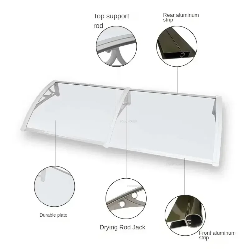 Дверной тент для дома утолщенные пластиковые стальные беседки бесшумный