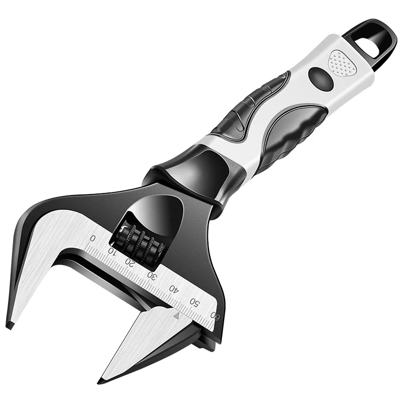 

Large Open Wrench Multifunctional Bathroom Large Opening 12 inch Wrench Tool Durable Handle Board Adjustable Wrench