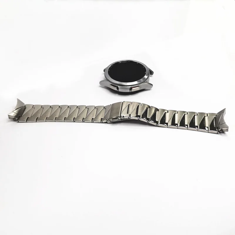 Suitable for Galaxy watch 4 special sawtooth three steel strap 42/46mm stainless steel strap for Galaxy watch 4 40mm/44mm