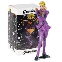 26cm anime jojos bizarre adventure figure giorno giovanna pvc action figures collection model toys for children gifts