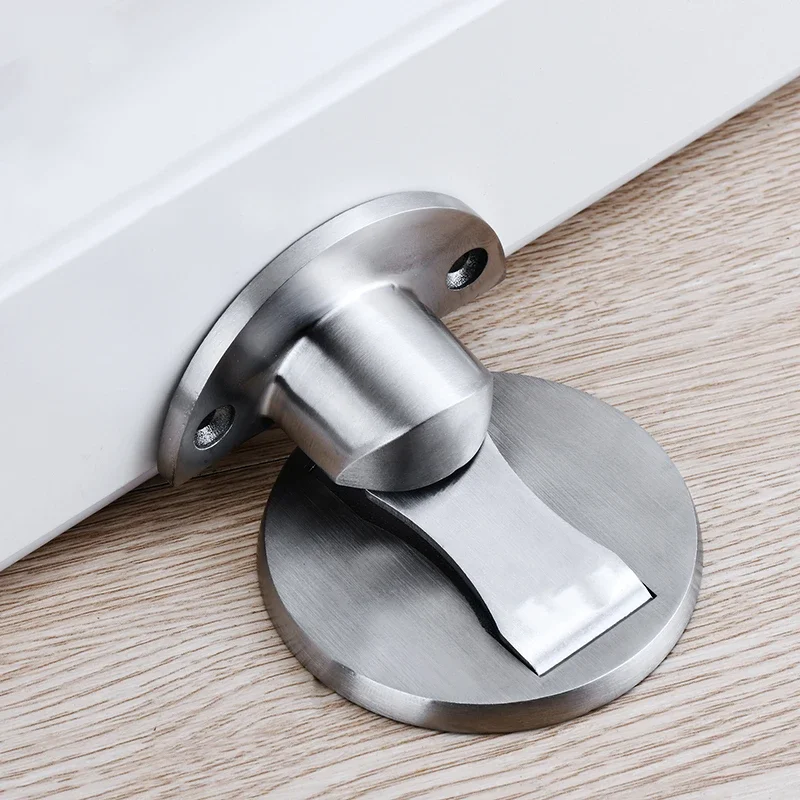 

Magnetic Door Stops 304 Stainless Steel Door Stopper Hidden Holders Catch Floor Nail-free Doorstop Furniture Hardware