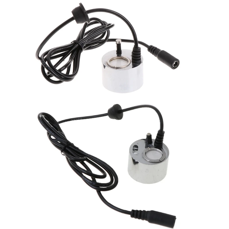 

Ультразвуковой туманообразователь, фонтан для пруда, светодиодный красный свет для увлажнителя воздуха постоянного тока 24 В для