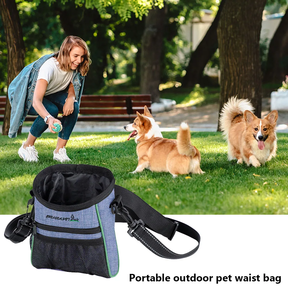 

Dog Training Bag Portable Training Dog Snack Bag Pet Supplies Strong Wear Resistance Capacity Puppy Products Waist Bag Durable