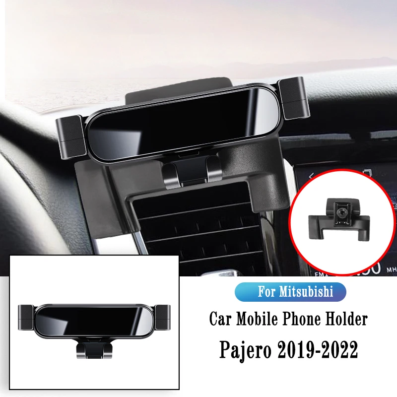 

Navigate Support For Mitsubishi Pajero 2019-2022 Gravity Navigation Bracket Stand Air Outlet Clip Rotatable Support Accessories