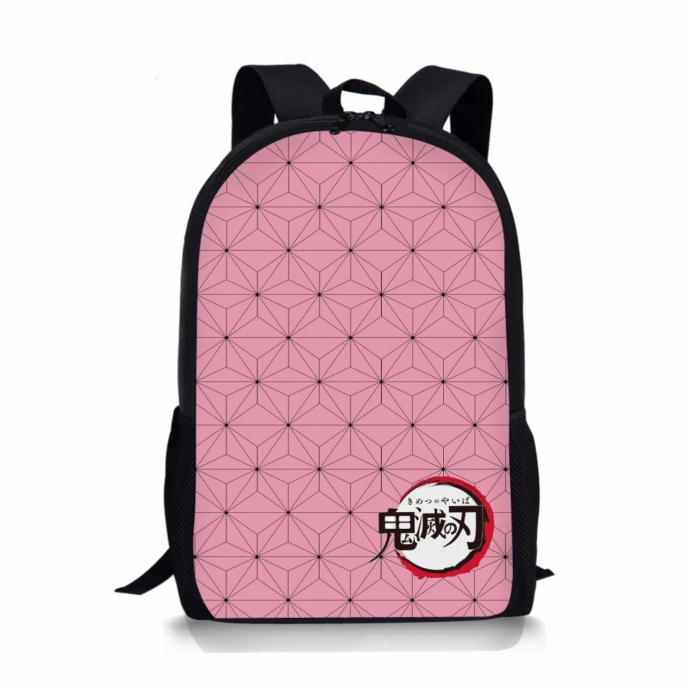 Hot Anime Demon Slayer Backpack Waterproof Student School Bags Boys Girls Bookbag Cosplay Travel Bag Knapsack