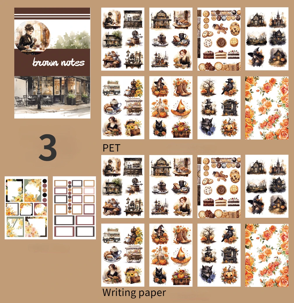 

Mr. Paper 20 страниц/книга винтажная наклейка для персонажа книга с выкроенным узором декоративная Книга Дневник материалы для цветов