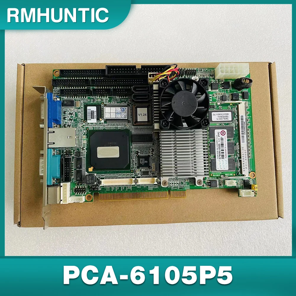 

PCA-6105P5 для Advantech Industrial Control Backplane 5 PCI слот поддерживает AT и ATX