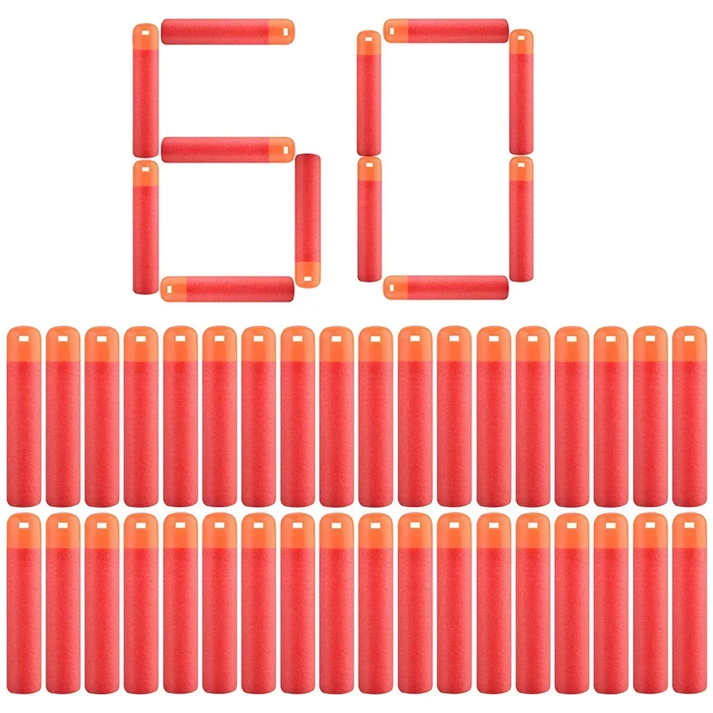 60/240 шт./лот 9 5 см красные снайперские винтовки пули мега детская игрушка