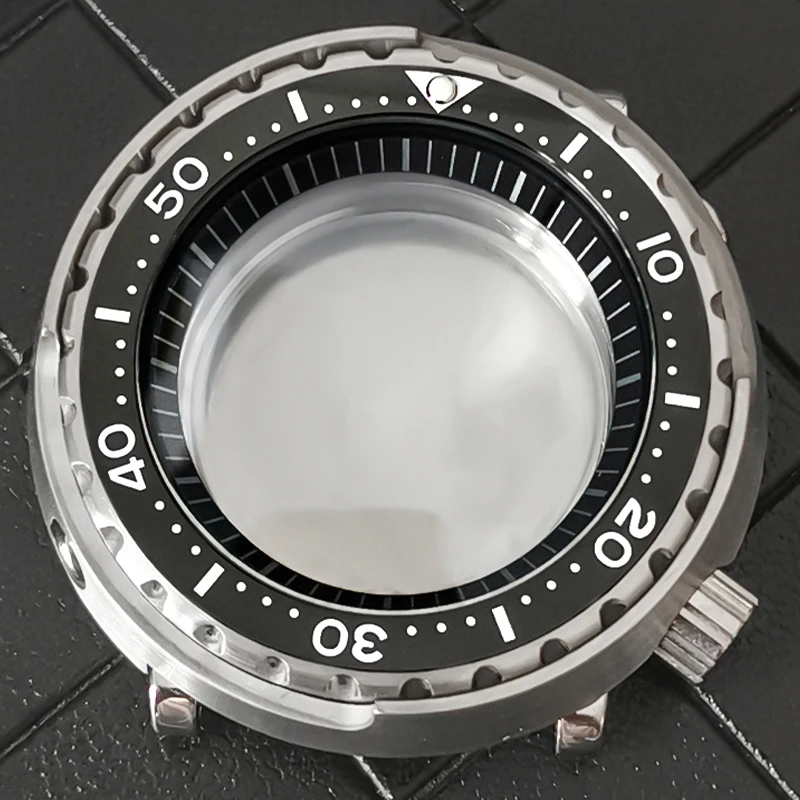 

Luxury Tuna Stainless Steel Watch Case Waterproof 5ATM For NH35 NH36 NH38 Movement Watch Accessories Parts Watchcase 47mm