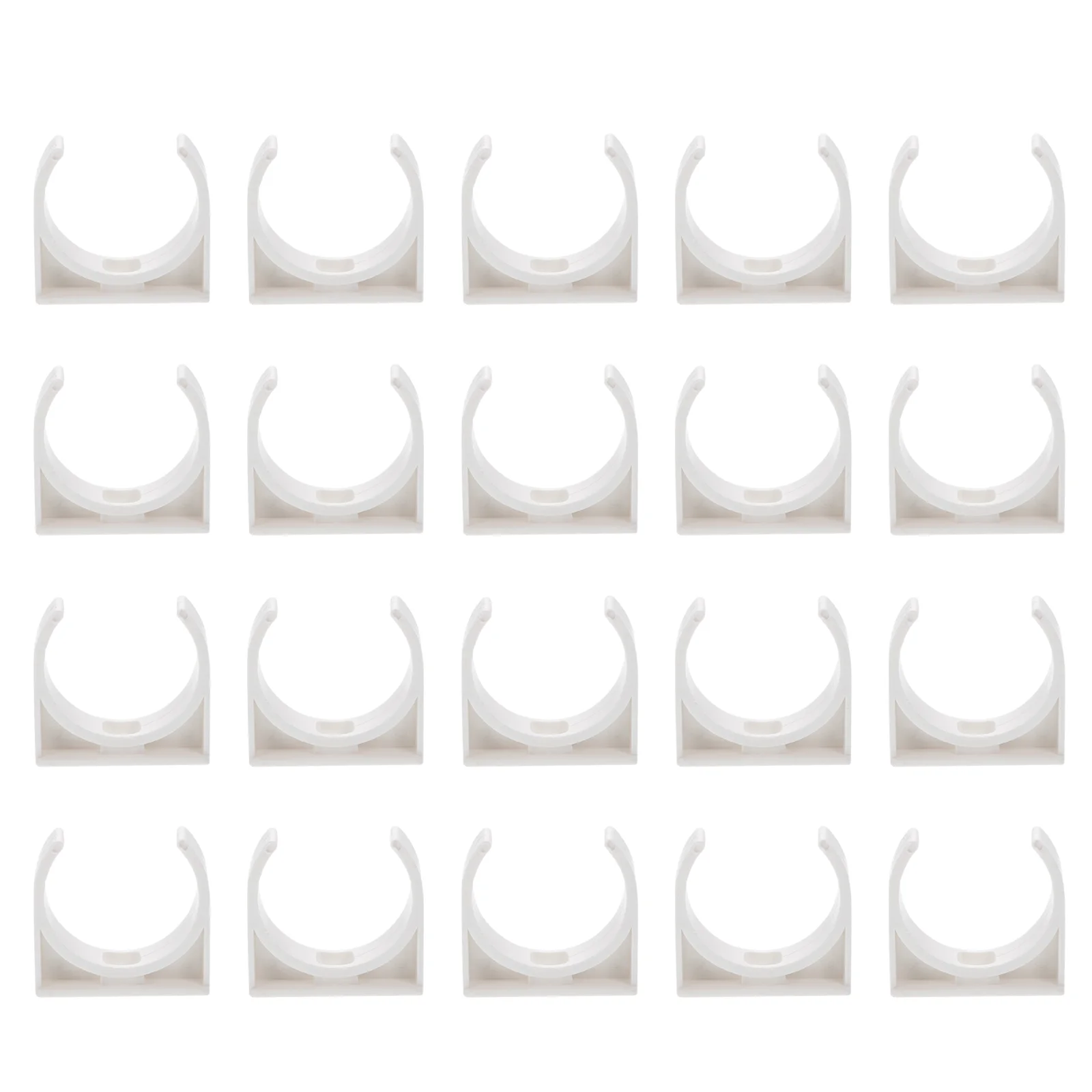 

50 Pcs Pex Tubing Clips Pipe Support Horse Clamp Tool Stand Water Pipe Support Fastner Hoop U Shape Clothes Hanging Rack Stand