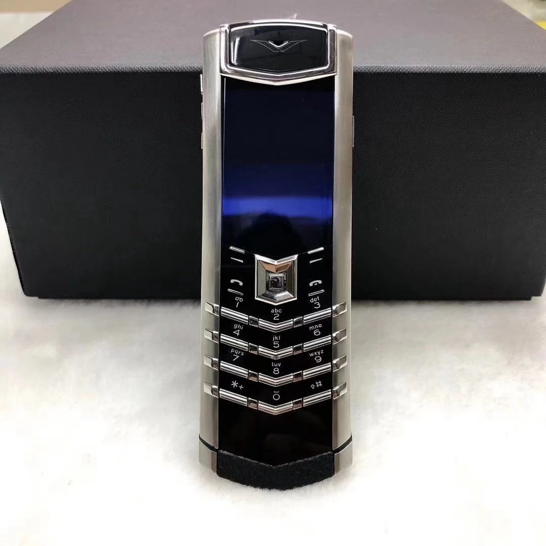 SIGNATURE S DESIGN K8 Mobile Phone High-end Customized Mobile Phone Luxurious Symbol of Successful Business People （silver）