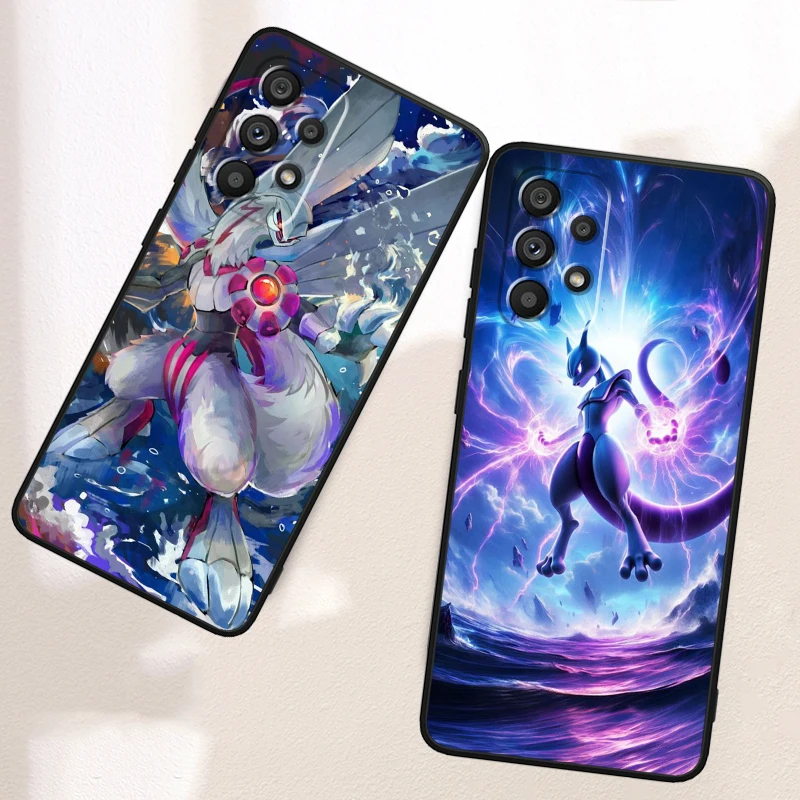 Чехол P-Pokemones для телефона Samsung A53 A52 A33 A32 A51 A71 A21S A13 A73 A55 A22 A23 A35 A72 A54 A12