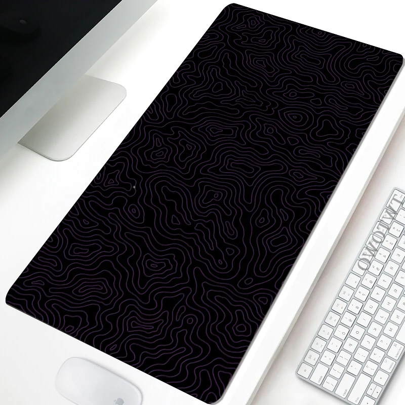

Mouse Pad Gamer Computer Large Home Desk Mats Mouse Mat Black Abstract Texture Natural Rubber Carpet Office Laptop Mouse Mat