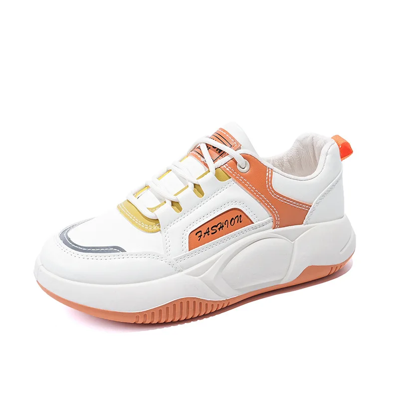 Sneakers Women Platform Shoes Leather Patchwork woman Casual shoes Sport Shoes Ladies Outdoor Running Vulcanized Shoes