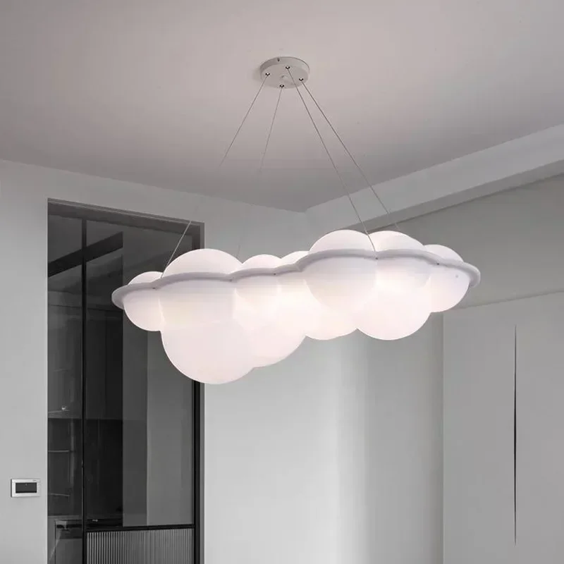 Современная Подвесная лампа-облако дизайнерский светильник для гостиной