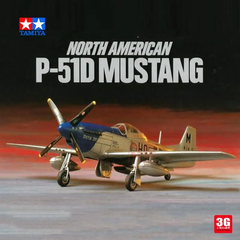 

Tamiya 60749 1/72 Scale North American P-51D Mustang Plastic Model Kit