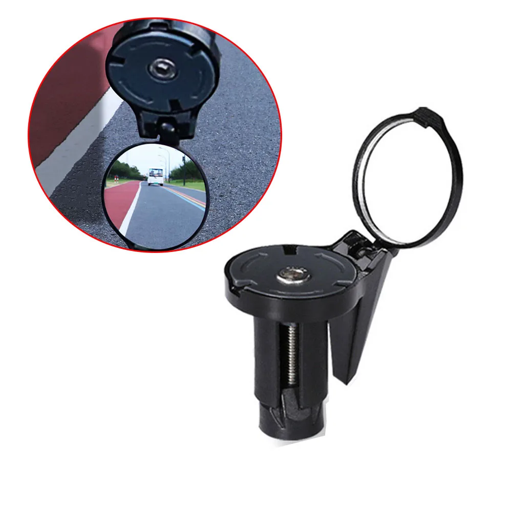 

Bike Bicycle Rearview Mirror Handlebar Drop Bar Mount Acrylic Convex Reflector With Large Field Of Vision Light Weight